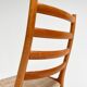 Set of Danish spindle chairs by JK Mobler, 1970s