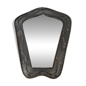 miroir brutaliste vintage