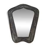 Vintage brutalist mirror