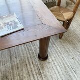 Dudouyt oak dining table 1940