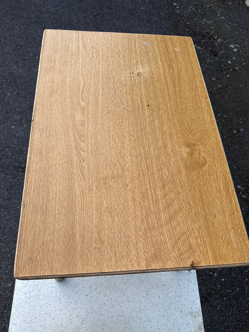 Table en rotin vintage