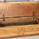 Antique walnut chest