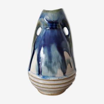 Glazed ceramic vase