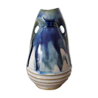 Glazed ceramic vase