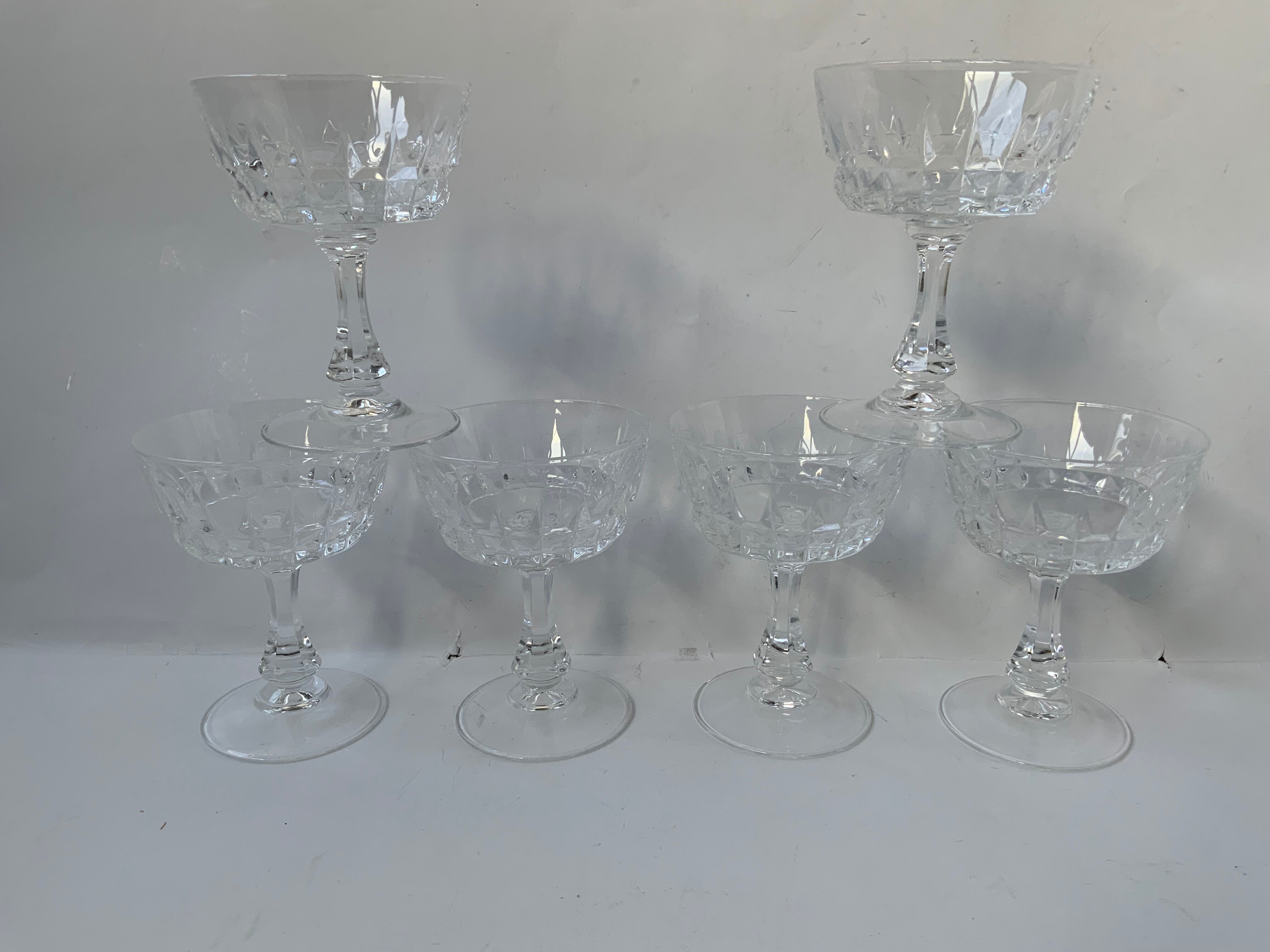 Selency champagne glasses x Monoprix Croisé Laroche