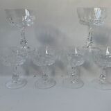 Selency champagne glasses x Monoprix Croisé Laroche