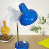 Articulated lamp royal blue and chrome, 1970