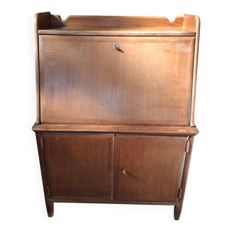 Secretaire Scrittoio a ribalta Vintage Originale Anni '60 Design Mid-Centur