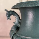 Set of 4 cast iron basins, Corneau foundry in Charleville.