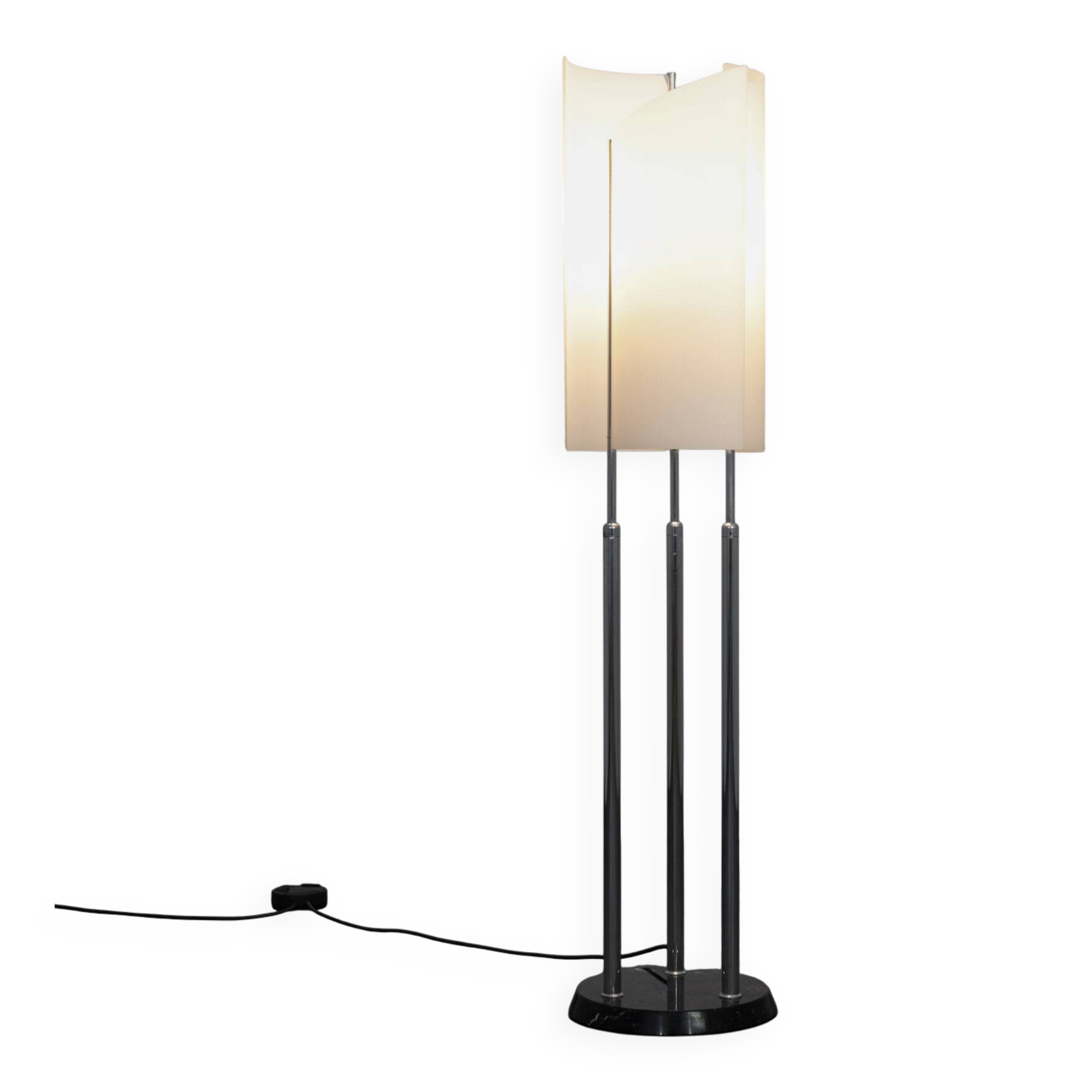 Arianna floor lamp by Bruno Gecchelin for Oluce, Italy, 1970s