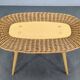 ULUV Rattan Coffee Table by Jan Kalous, Czechoslovakia, 1970s