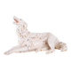 Porcelain figurine of a Borzoi dog, 1960s, made in Europe