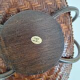 Vintage bamboo basket