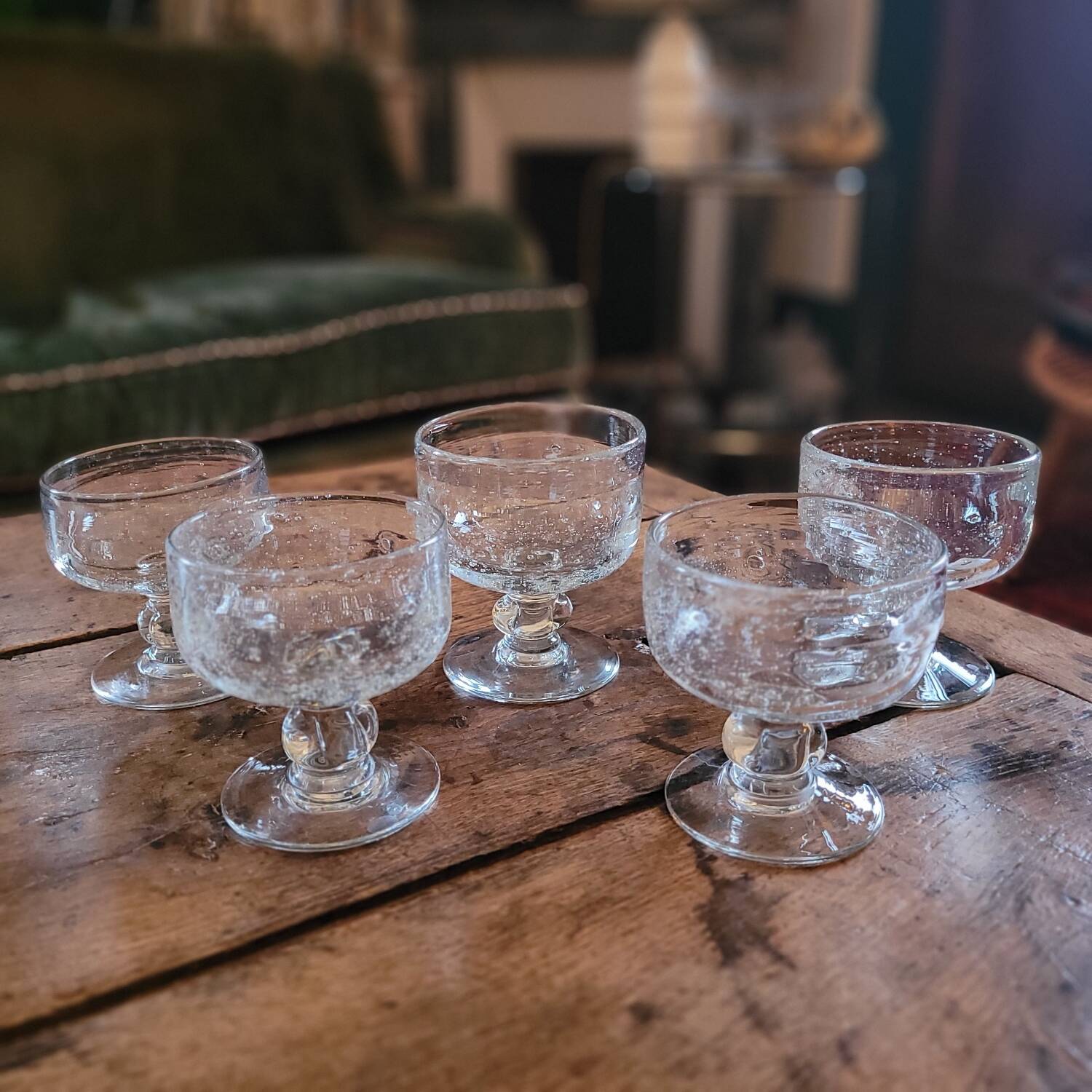 Blown Glass Bubble Bowls - La Rochère -