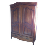 Armoire noyer cintrée