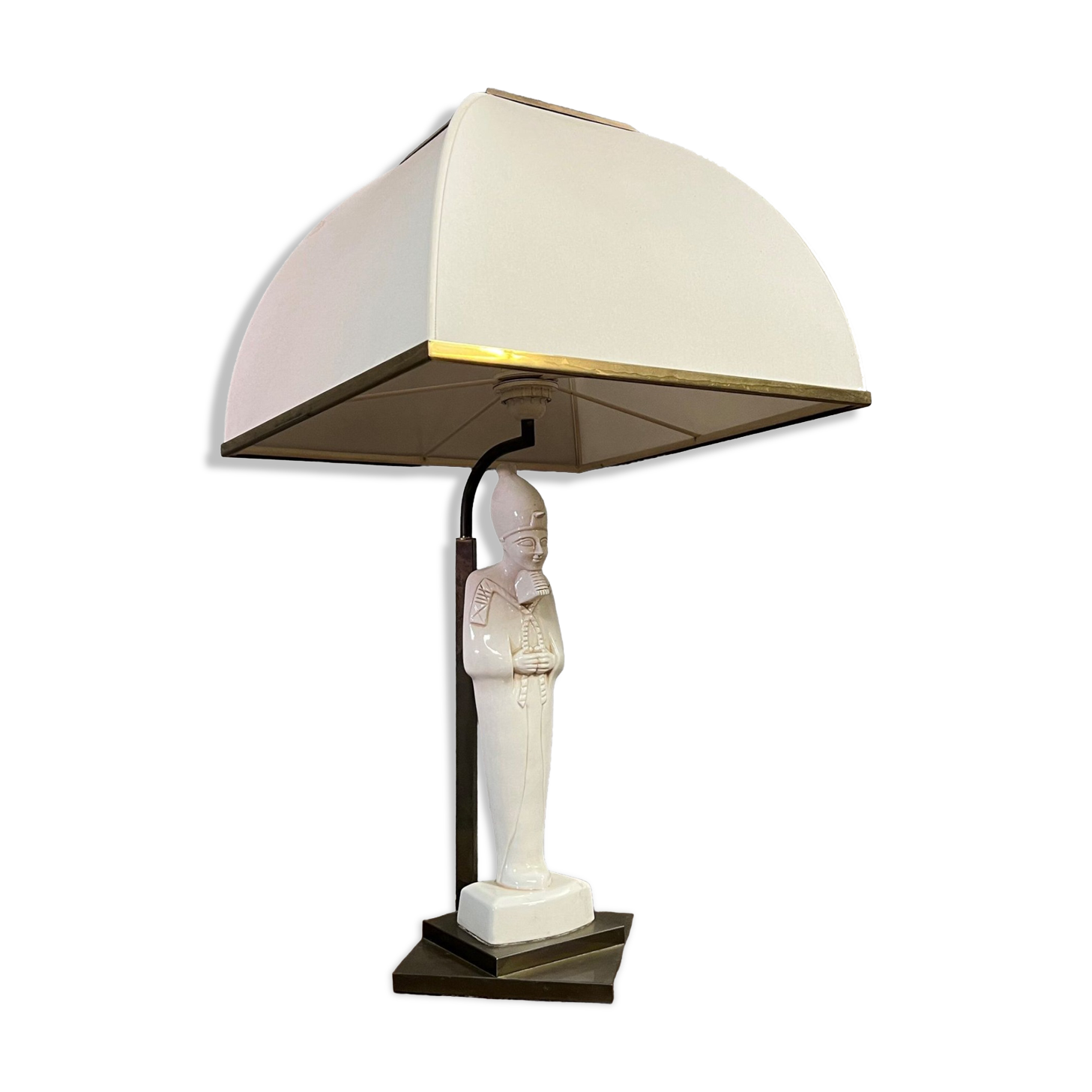 Large ceramic desk lamp i Italy circa 1975-1980