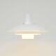 White Scandinavian Form Light lamp, 1970s
