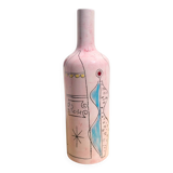 Pink soliflore vase bottle Sct Prato Italy