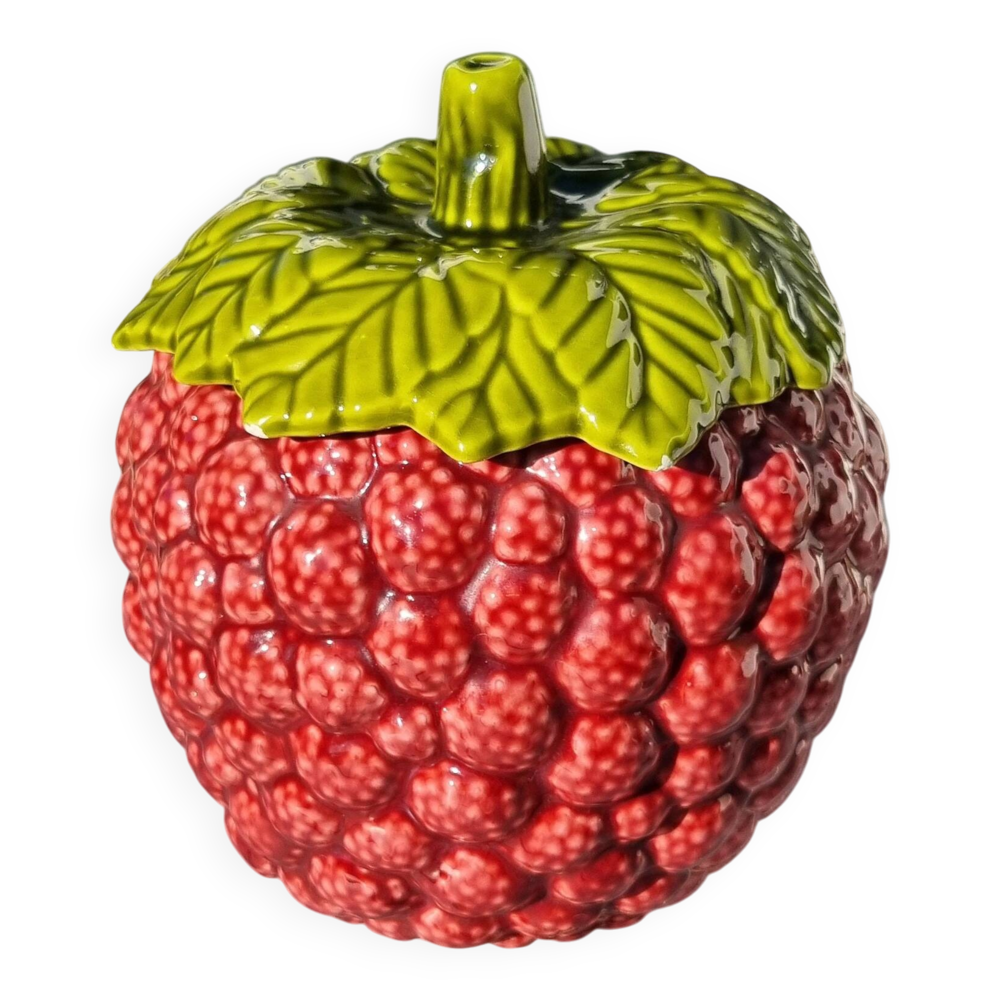 Raspberry slip pot