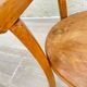 Old armchair for children in wood