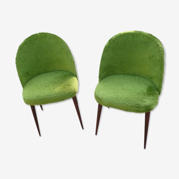 Pair of moumoutte chairs