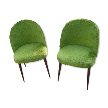 Pair of moumoutte chairs