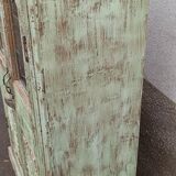 Green patinated glass cabinet