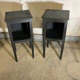 Pair of directoire bedside