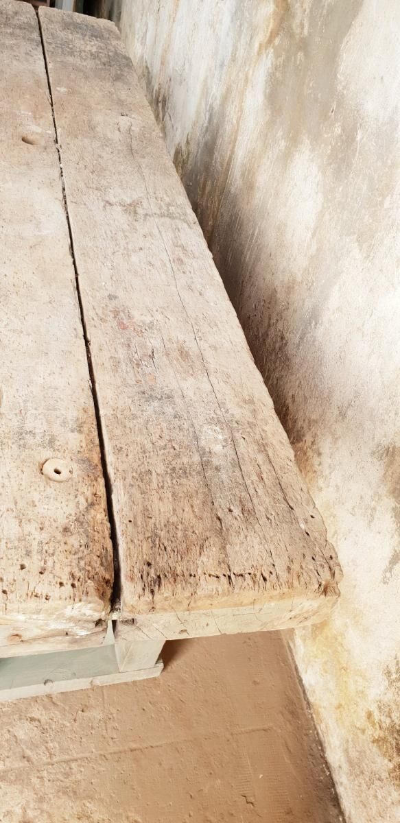 Old carpenter's workbench