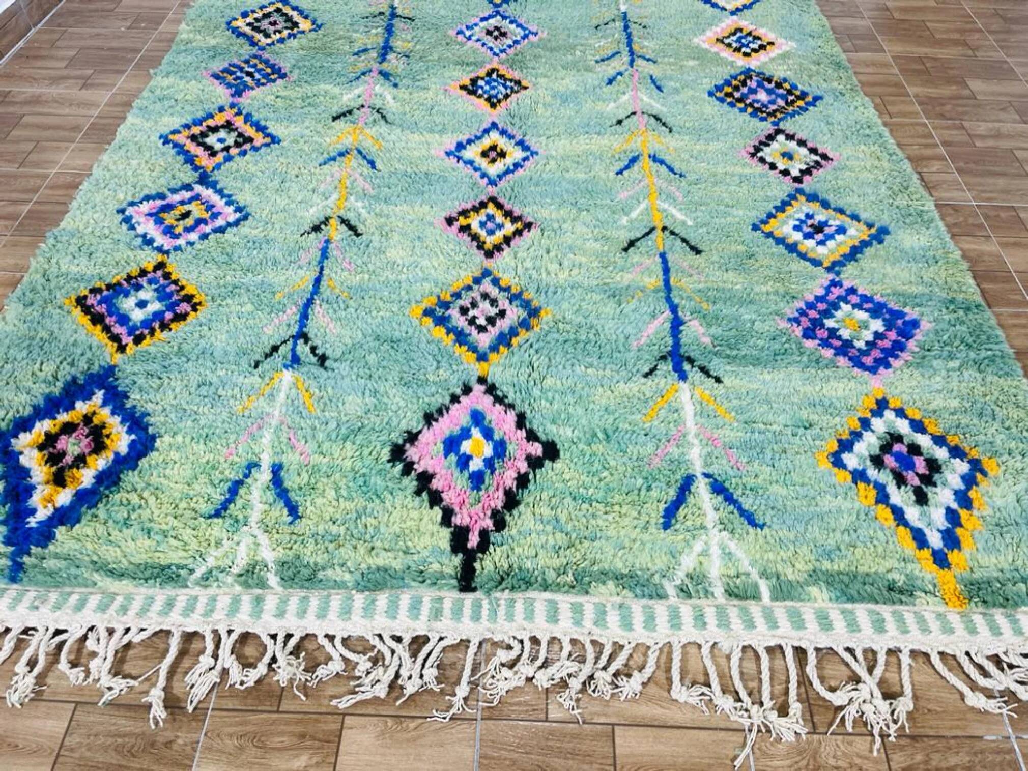 Large handmade Berber rug 3x2 m