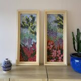 Jardin 1, 2024, tableau, dyptique