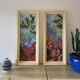 Jardin 1, 2024, tableau, dyptique
