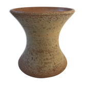 Vase diabolo en grès vintage