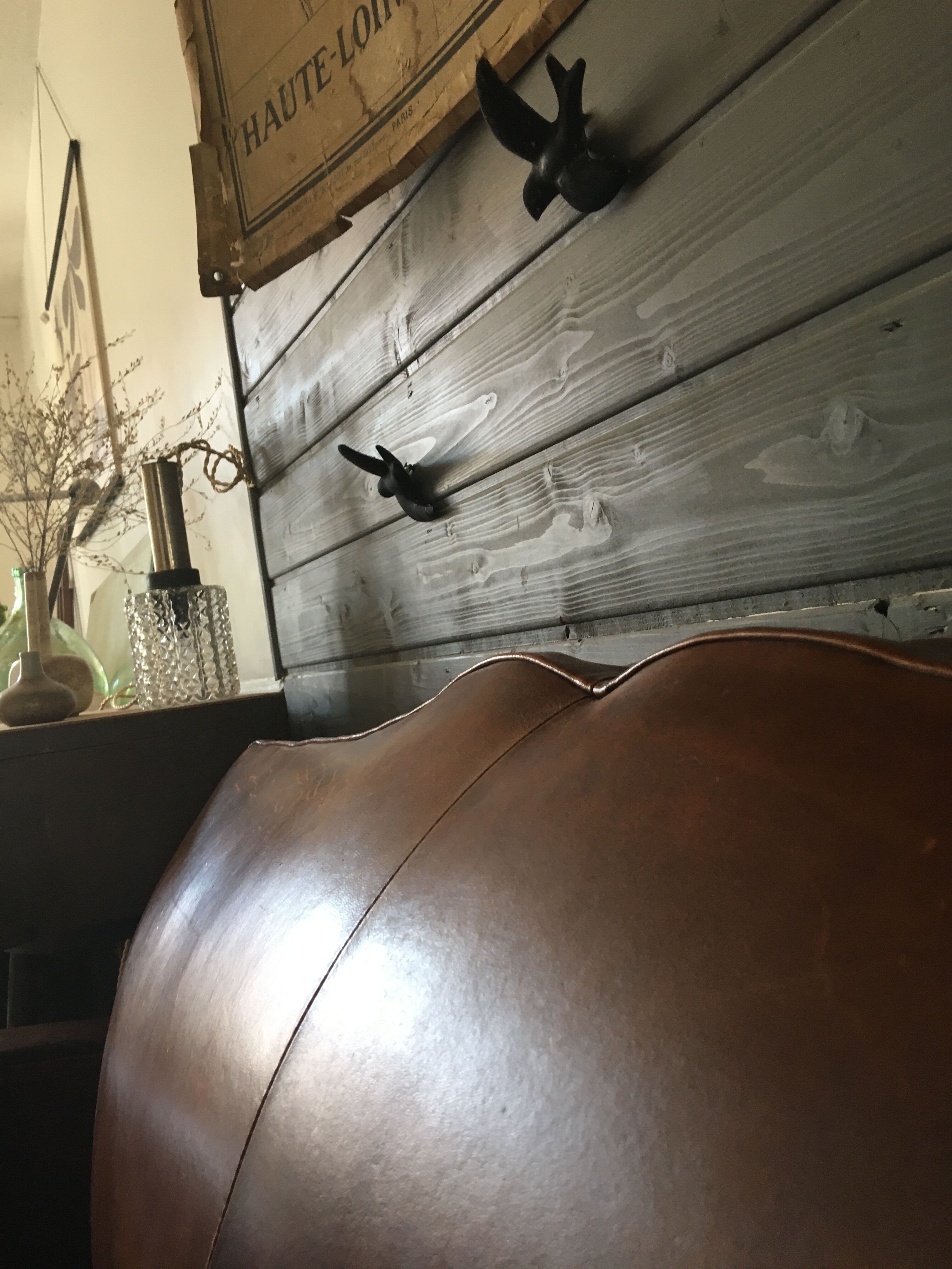 Leather club sofa 30s