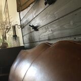 Leather club sofa 30s