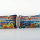 Set of 2 vintage ikat cushion covers 48x30 cm