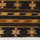6x10 Dark Brown & Yellow Striped Handmade Wool Kilim Rug, 170x312 Cm