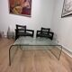 Table basse en verre