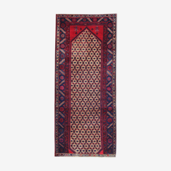 Rug handwoven oriental persian carpet 115x260cm