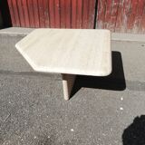 Vintage coffee table in travertine