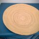 Vintage bamboo round tray
