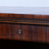 Restored art deco writing desk, Germany, 1930s, revived polish
