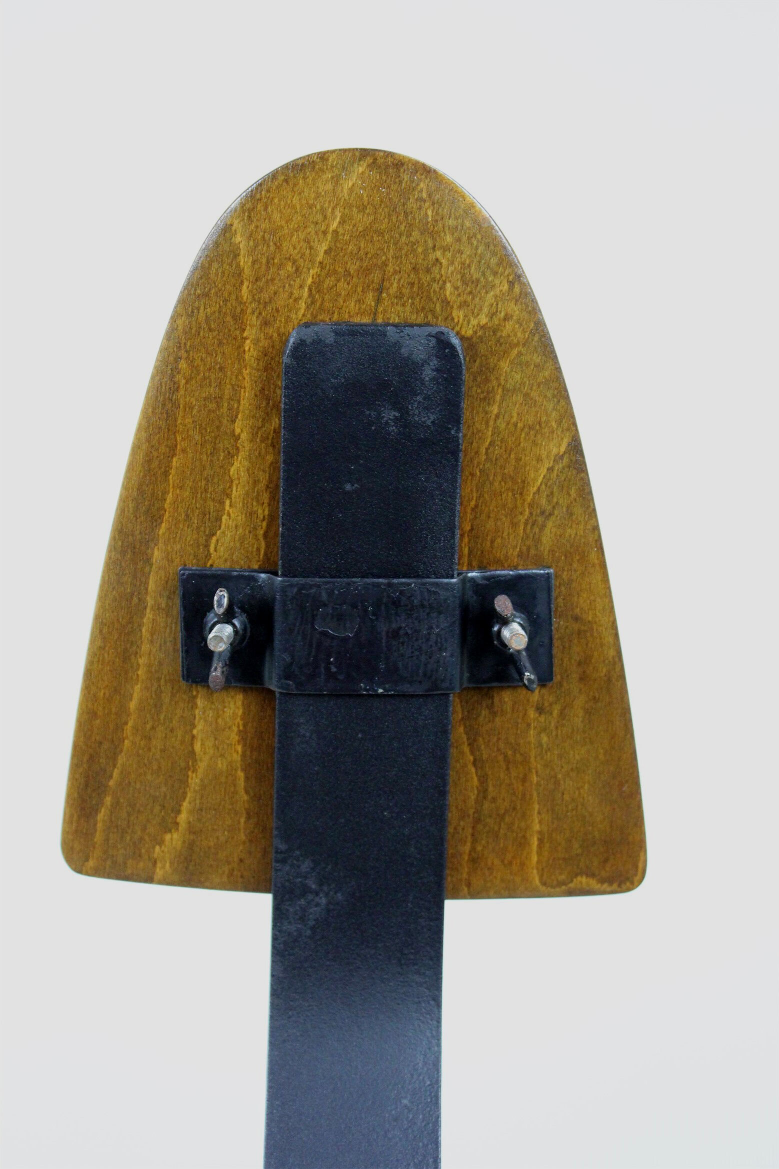 Industrial steel and wood swivel chair from Tomáš Baťa, 1940s