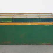 Large Antique Travel Trunk / Coffee Table from the Early 1900s with Handles