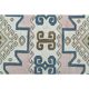 1970s Vintage Turkish Oushak Handmade Wool Cotton Pink Area Rug 130x190
