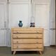Commode vintage chêne brut