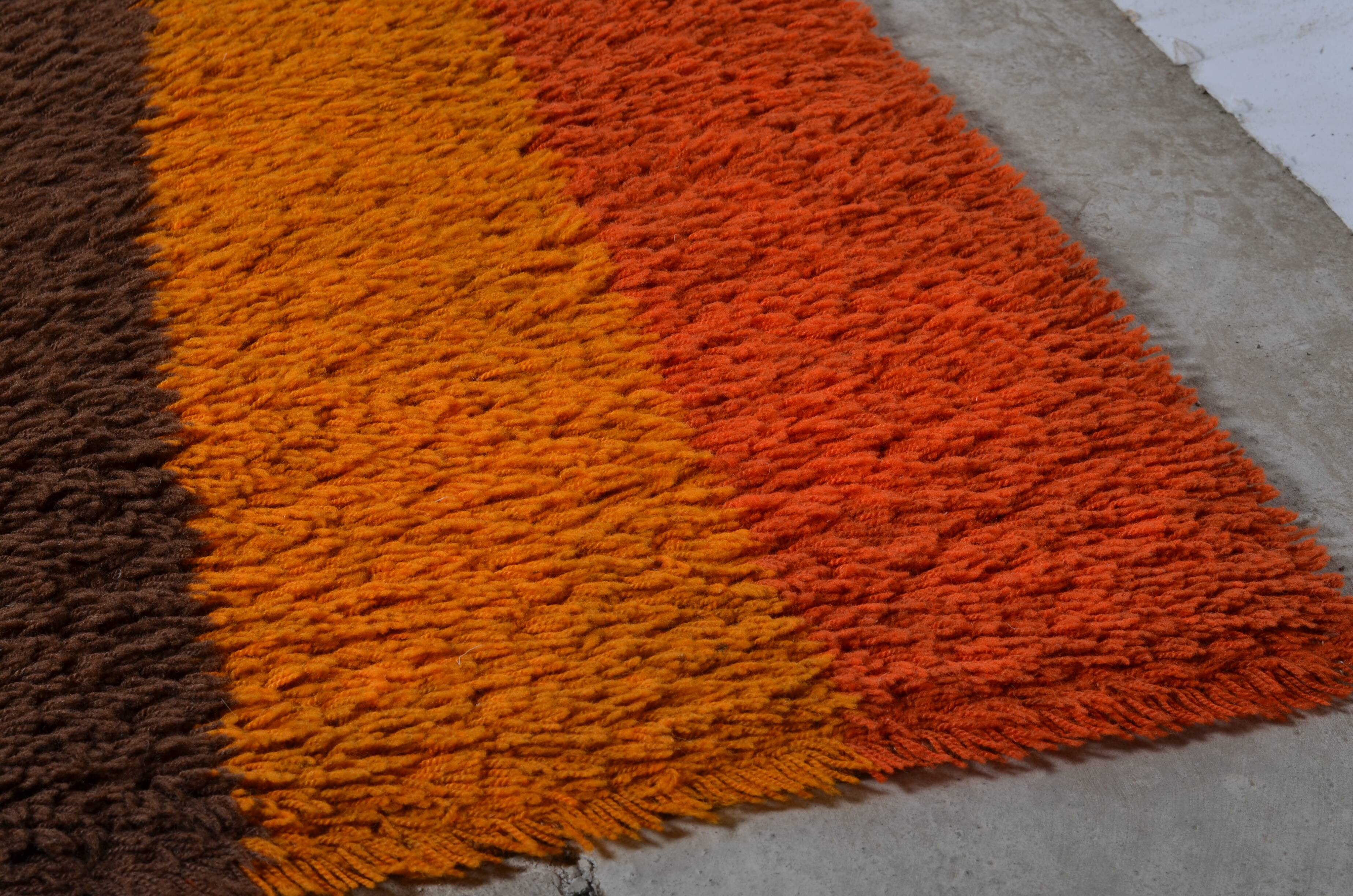 Vintage space age rug