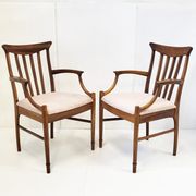 Paire de fauteuils scandinaves 1960 en teck