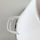 Large vintage basin in white enameled sheet metal