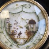 During miniature 19th century paintings Fisherman and Nap tomb. III